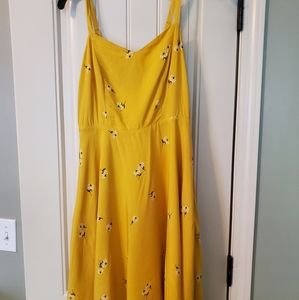 Yellow summer dress